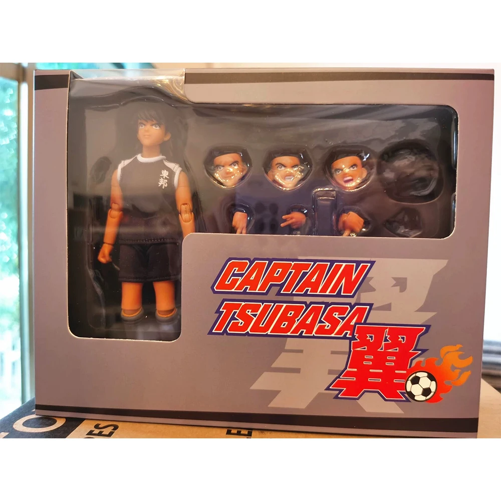 Genuine Captain Tsubasa Ozora SHF Action Figures Childhood Anime Figurine Hyuga Kojiro Collection Desk Decorate Kids Toy Gifts