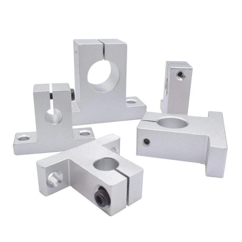 2/4pcs Sk8 Sk10 Sk12 Sk16 Sk20 Sk25 Sk30 8mm Linear Bearing Rail Shaft Support Xyz Table Cnc Router Sh8a 3d Printer Part