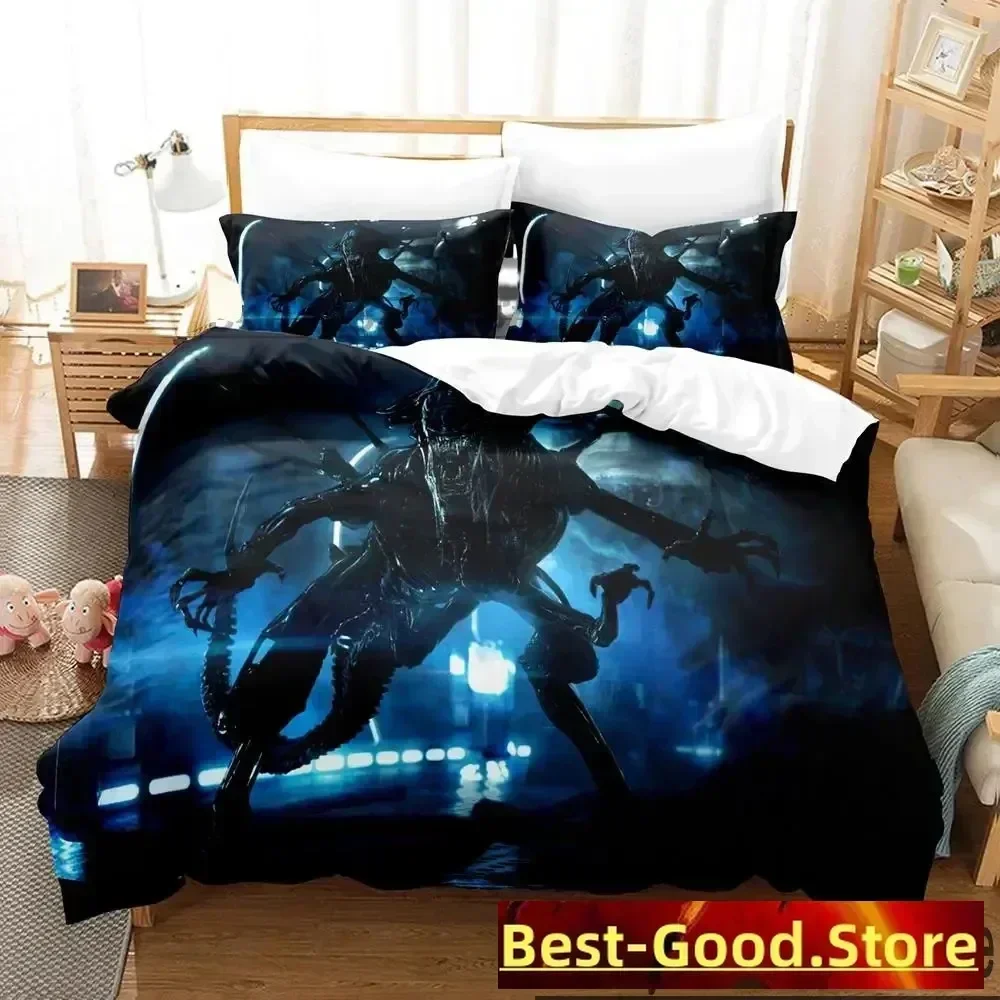 3D Print Movie The Predator Bedding Set Boys Girls Twin Queen King Size Duvet Cover Pillowcase Bed boys Adult Home Textileextile