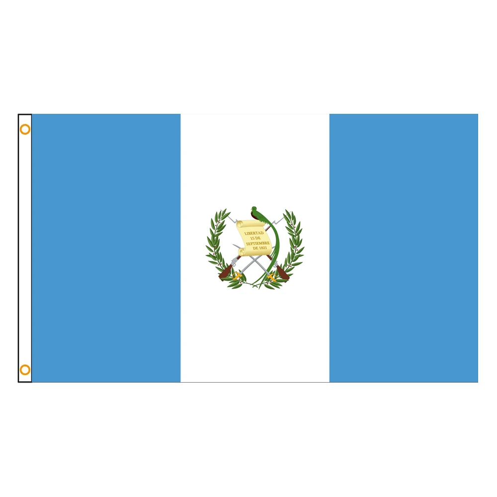 60×90 90x150 120×180CM Guatemala Emblem Flag Polyester Printed Banner Tapestry For Decor