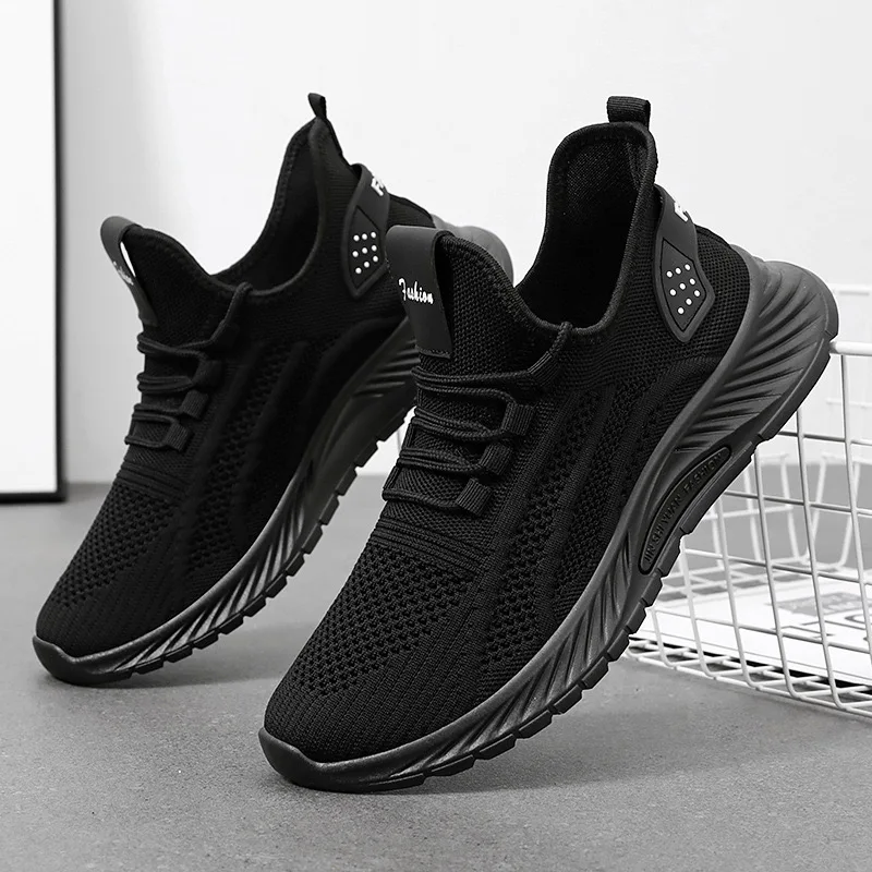 Sports shoes men 2024 spring and autumn new casual soft sole breathable comfortable running shoes