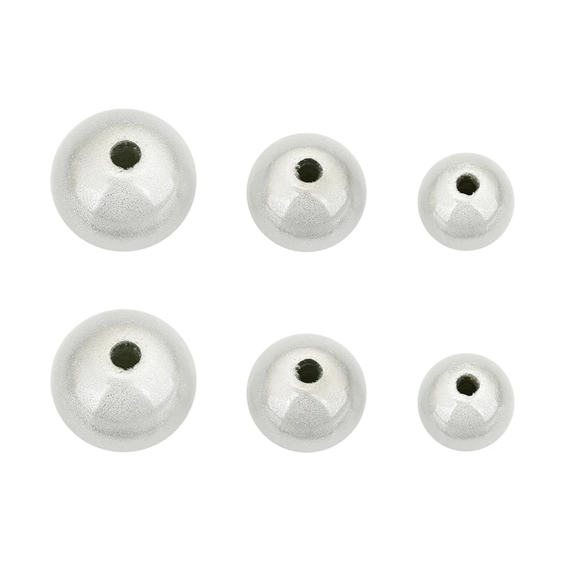 

20 шт. акриловых пластиковых бусин-разделителей с большим отверстием 8, 10, 12 мм для ожерелий, браслетов, фурнитура для рукоделия, аксессуары для изготовления украшений