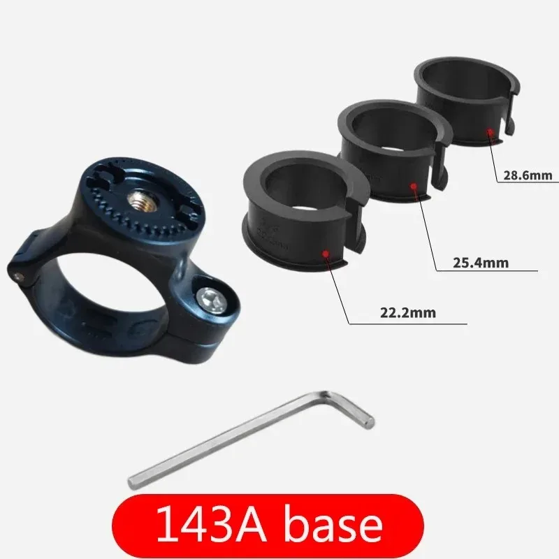 143er-Serie Modulzubehör 360° Drehbarer Telefonhalter 4-fach Verriegelung Stabile Fahrrad- und Motorrad-Lenker-Telefonhalterung