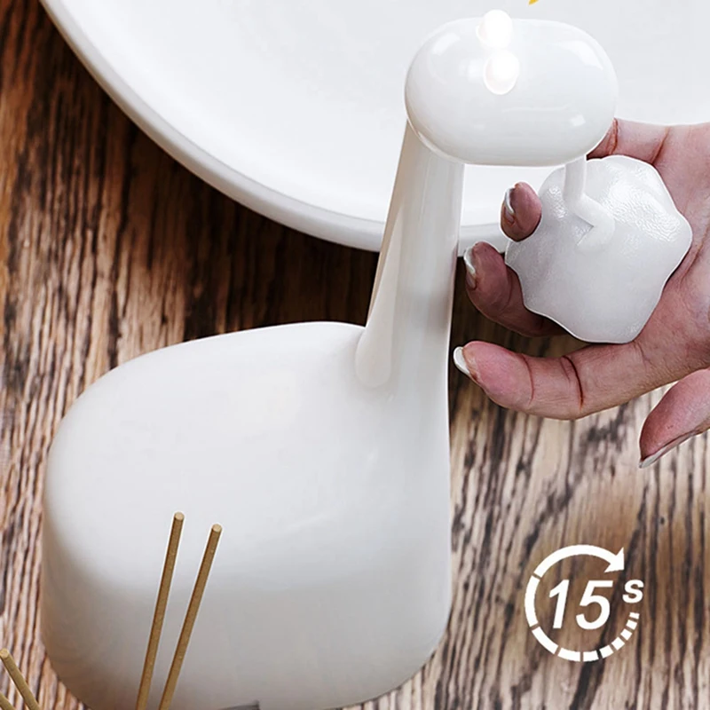 Dispensador de jabón inteligente para jirafas, contenedor de jabón líquido de gran capacidad, espuma de inducción inteligente, 300Ml