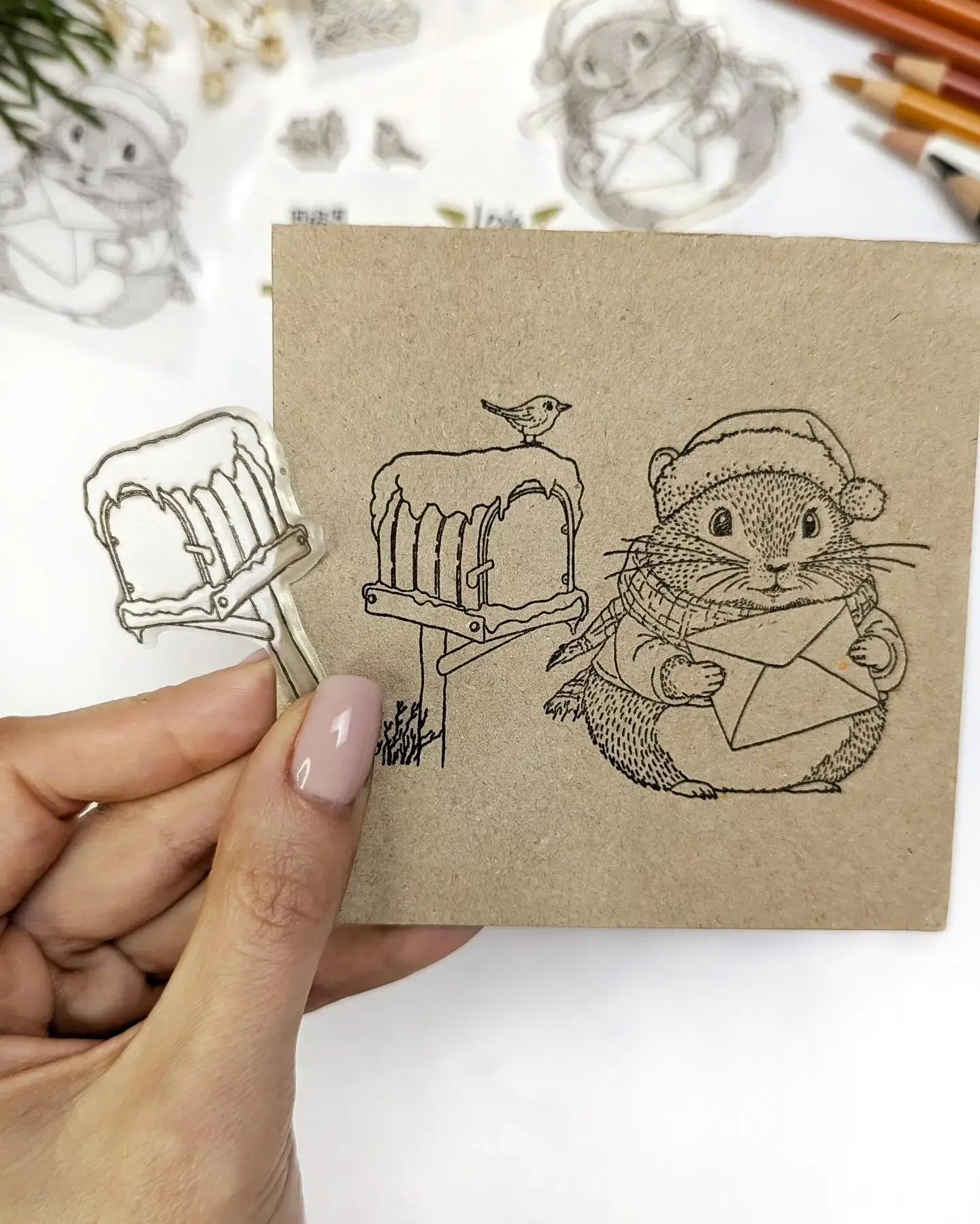 Leafless Tree Cute Cat Under an Umbrella Clear Silicone Stamps New Arrival 2026 DIY Molds Scrap Booking Paper Making Cuts Crafts view 5