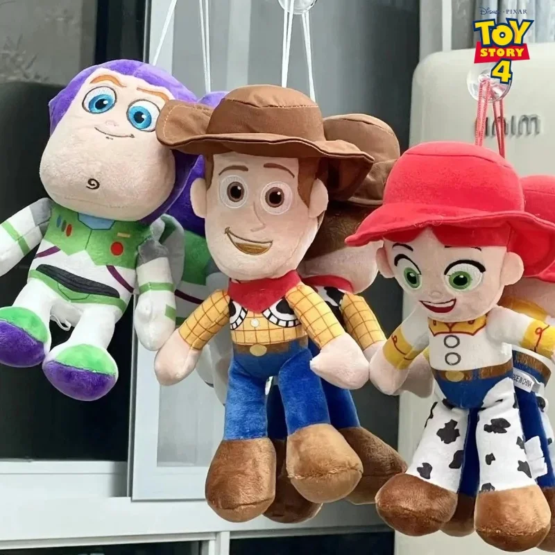 Cute Toy Story Buzz Lightyear Jessie Woody Plush Toy Lovely Stuffed Cartoon Anime Plushies Kawaii Doll Xmas Gifts Birthday Toys