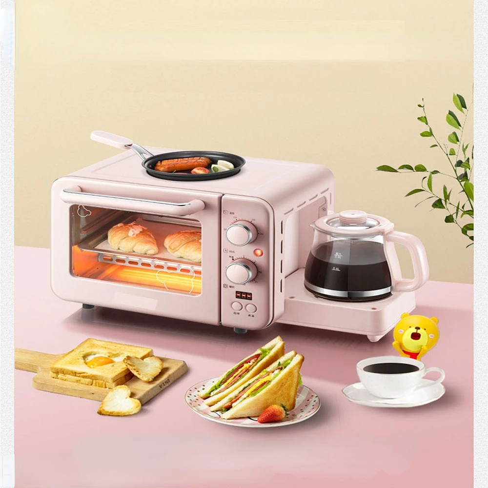 

Big Capacity 2019 kitchenware 3 in 1 breakfast maker machine/coffee toaster oven