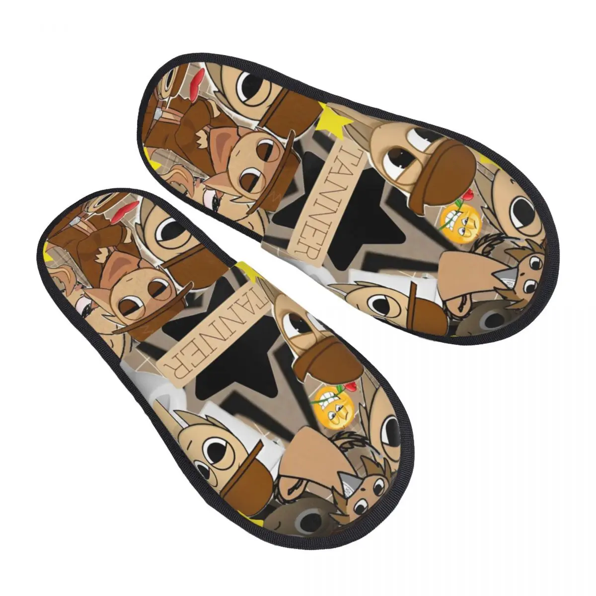 

Хлопковые тапочки Sprunki для гостиной, мягкие нескользящие тапочки из пены с эффектом памяти