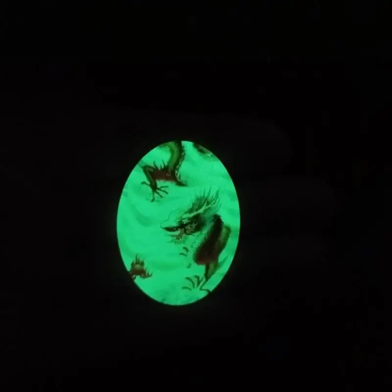 Glow in Dark Dragon Snuff Bottle Vintage Brass Enamel Art Miniature Collectible Retro Gift Desktop Ornament