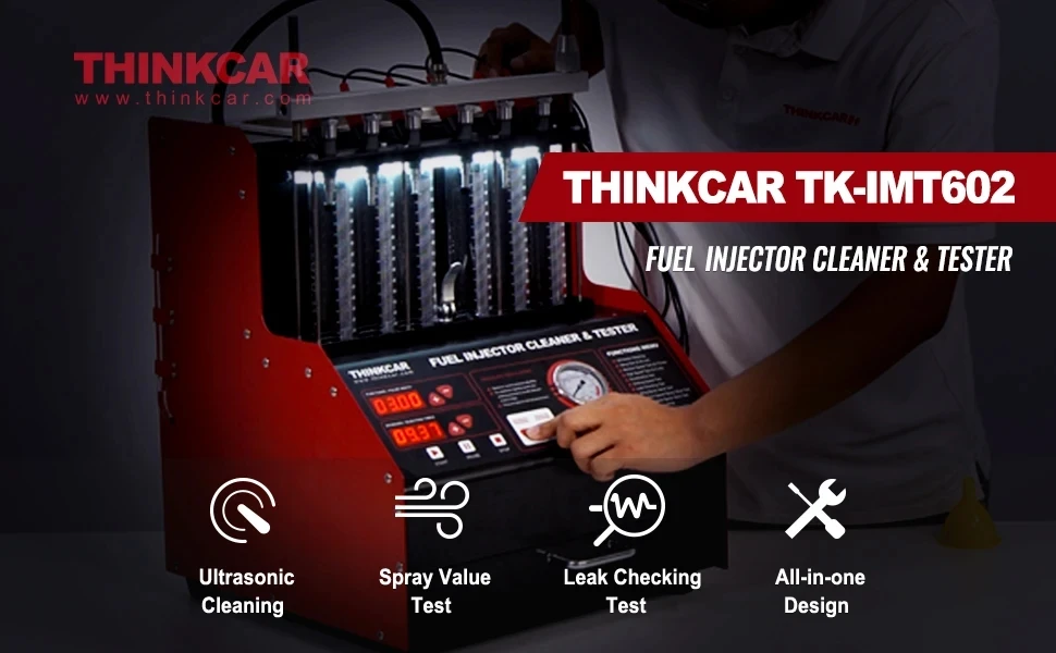 THINKCAR TK-IMT602 Fuel INJECTOR CLEANER & TESTER Work with GDI Box