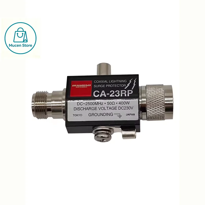 1PCS CA-23RP/CA-35RS PL259 SO239 N Radio Repeater Coaxial Anti-Lightning Antenna Surge Protector 50 Ohm