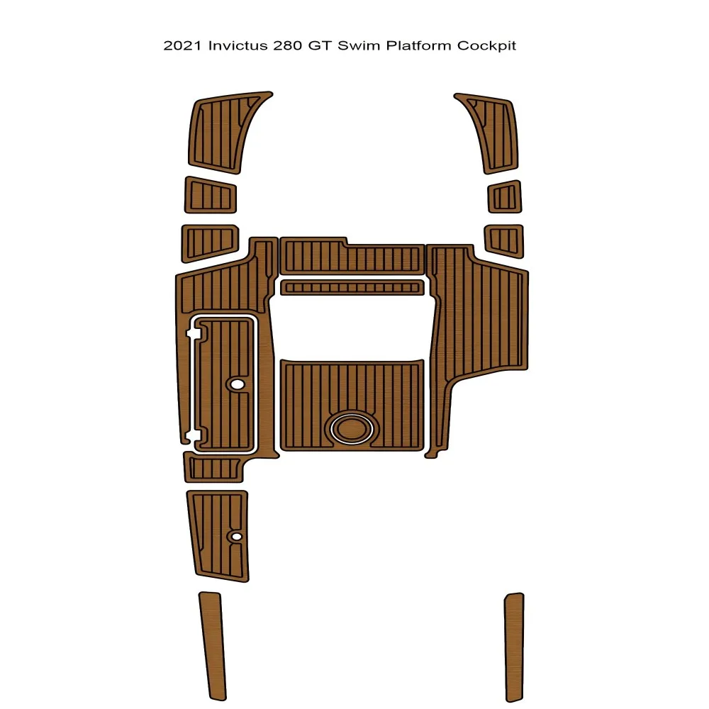 

2021 Invictus 280 GT Платформа для плавания Кокпита Pad Лодка EVA Тиковая палуба Коврик для пола SeaDek MarineMat Gatorstep Стиль Самоклеящийся
