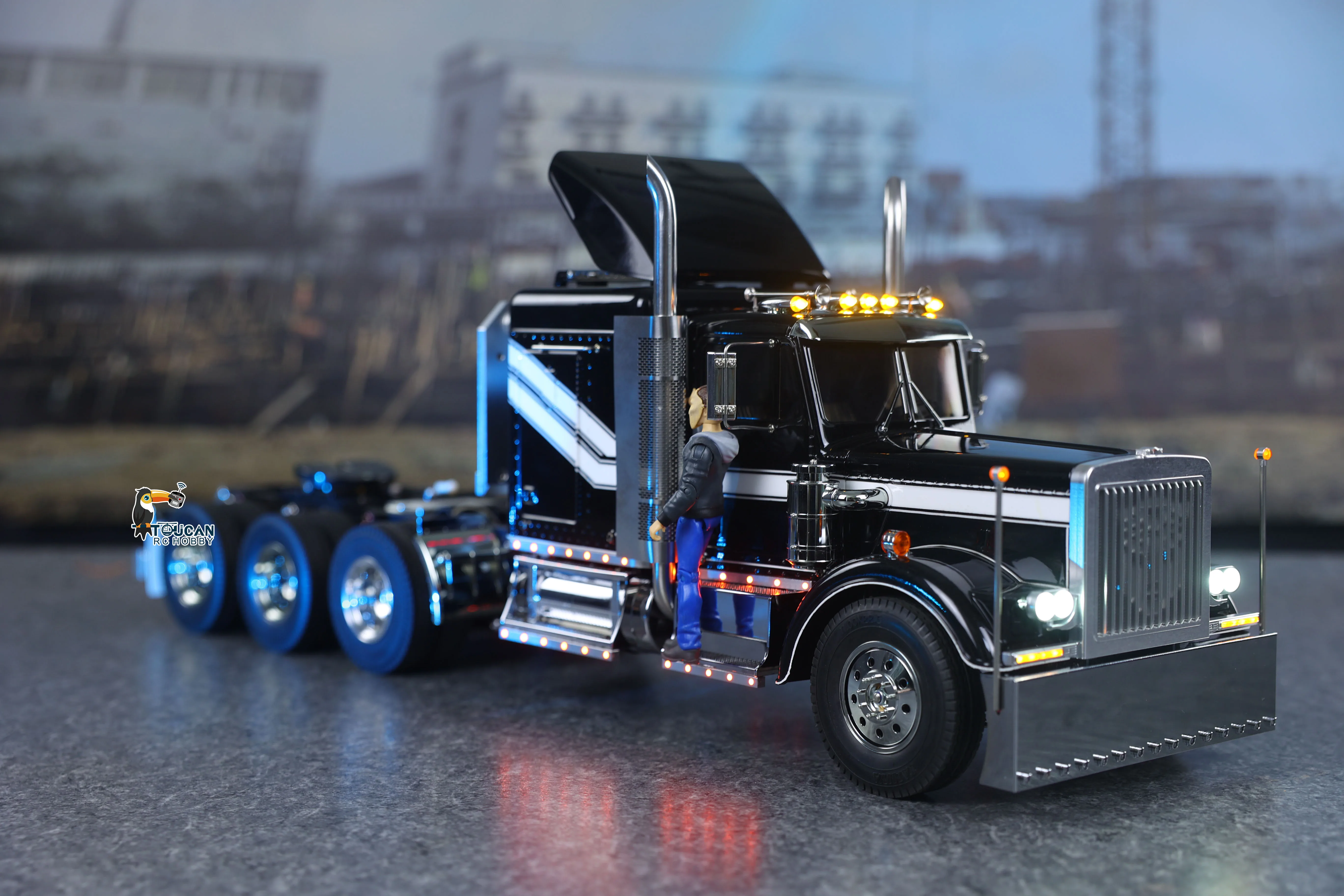 

New TOUCAN DIY 1/14 TAMIYA RC Tractor Truck RTR 8x4 Remote Control Truck Light Radio Control Lorry Car RC Toys Model Boys Gift