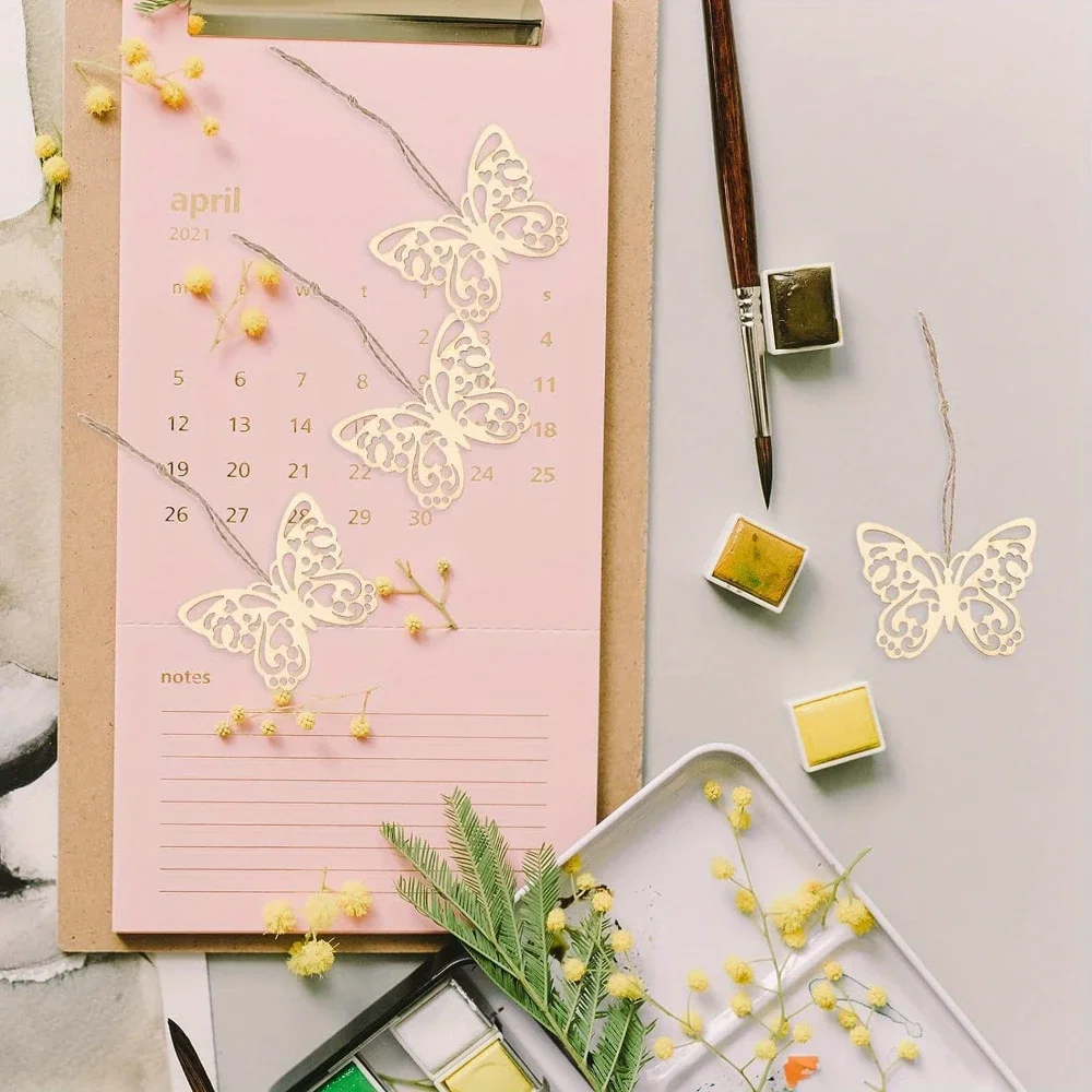 

20pcs Wood Butterfly Cutouts Hollow Butterfly Shaped Wooden Butterfly Blank Ornaments forArt Crafts