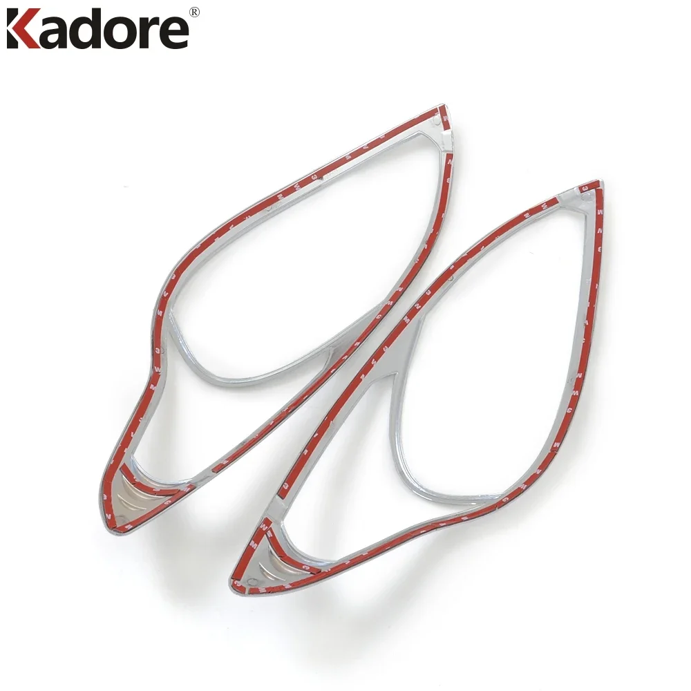 For Hyundai i30 Elantra Touring 2008 2009 2010 2011 Chrome Headlight Cover Trims Front Head Light Lamp Hood Car Styling 2pcs