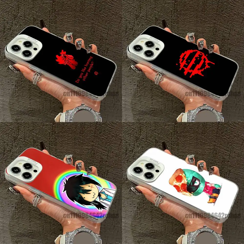 Чехол для телефона For Son Jacket Biker Hotline Miami для iPhone 15 17 11 14 13 16 12 E Air Pro Max Mini Plus, белый, серебристый.