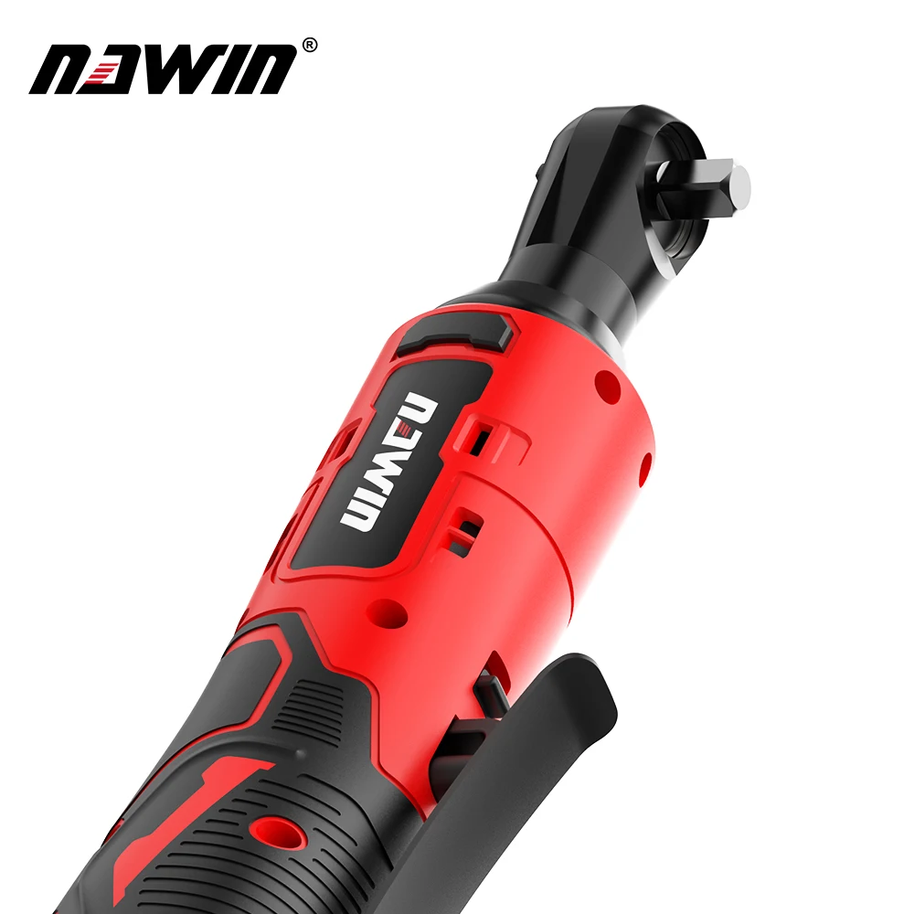 NAWIN brushless electric ratchet wrench 90 degree right angle electric charging wrench lithium stage truss tool