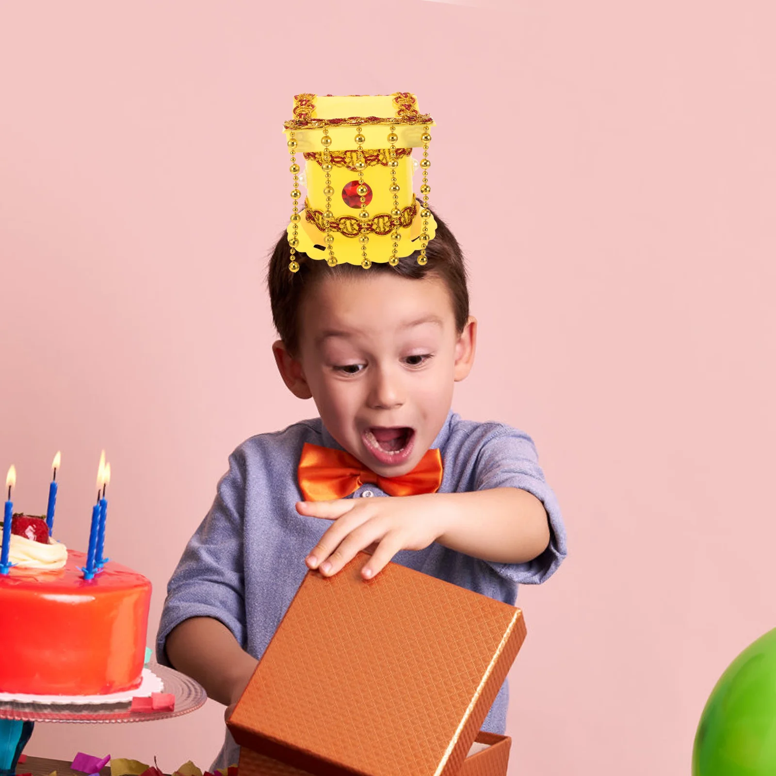 

Chinese Emperor Hat Traditional Style Ancient Headpiece for Cosplay Performance Festivals Party Accessory Asian Ancient Hat