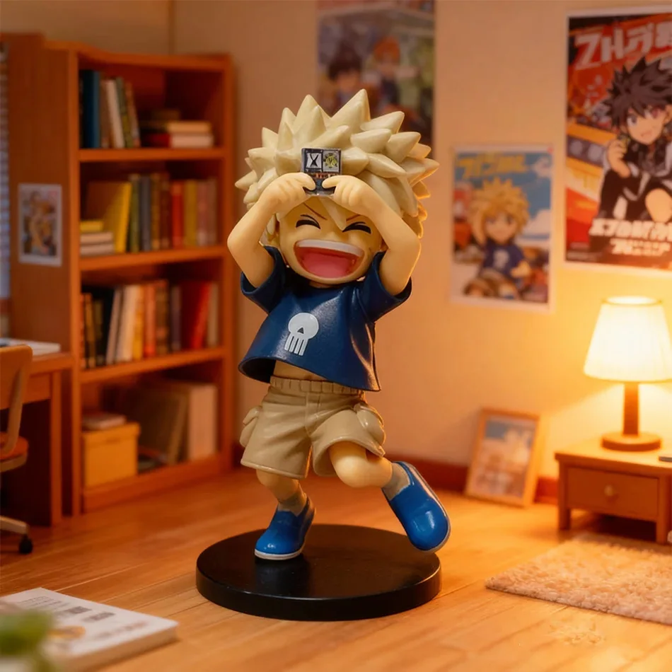 Figura de Anime MHA Bakugo Boku Midoriya Izuku figura de acción lindo modelo de versión Q colección Anime Hero Katsuki Bakugo figura regalos