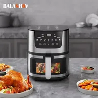 7L Electric Air Fryer Smart Multi-function Hot Convection Oven Deep Fryer Without Oil LED Touch Control 1400W BPA-free