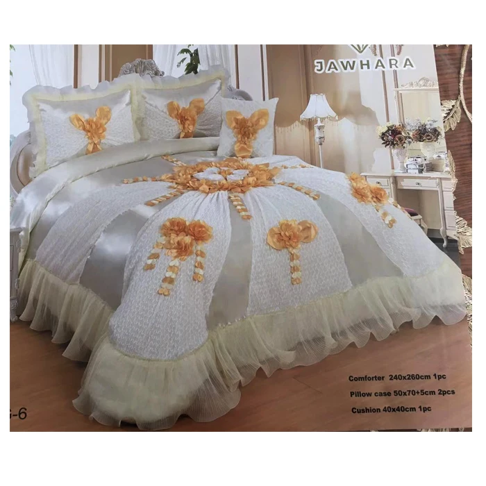 

White Durable Stitching Eco-Friendly Washable King Size Luxury Comforter Sets Bedding Polyester Quilt Bedding Set Supplier