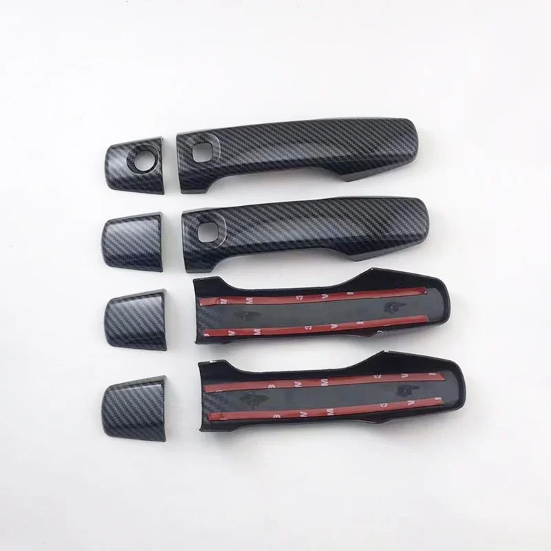 

Крышка дверной ручки для Toyota Land Cruiser LC200 2008-2015, накладка 2 или 4 отверстия для ключей, хромированная внешняя часть, аксессуары для стайлинга автомобилей