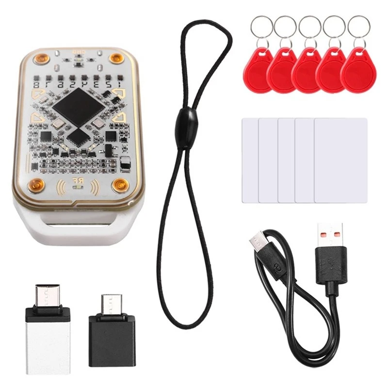 B50C ID IC Card Smart Tag Copyer Copier Chameleon V3.0 RFID Smart Chip Emulator Upgraded Reader Writer With Keychain Kit