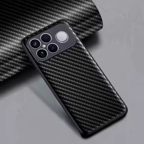 Carbon Fibre Shockproof Slim Case for Poco F8 F7 F6 F5 F4 F3 F2 Ultra Pro F4 GT Non-Slip Full Body Protective Phone Cover