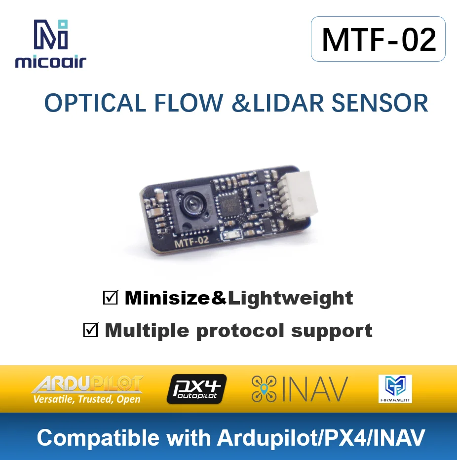 MicoAir OPTICAL FLOW & LIDAR SENSOR MTF-02 Compatible with Ardupilot/PX4/INAV