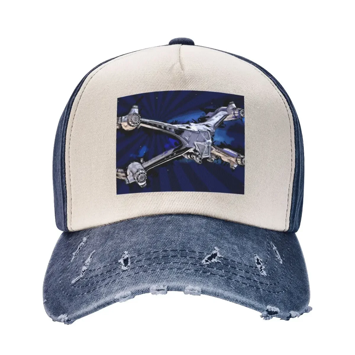 Babylon 5 Starfury (big version) Cowboy Hat beach hat Beach Outing Cap Women's Men's Anime Hat Beach Outing Women's Hats Men's