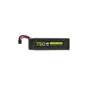 4PCS FLYWOO 750mAh 4.35V1S 80C HV V2 A30 Explorer Battery A30