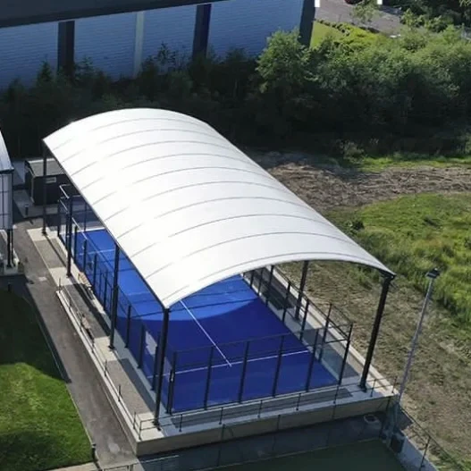 

Indoor Outdoor Padel Tennis Court with Roof Canopies From China Factory
