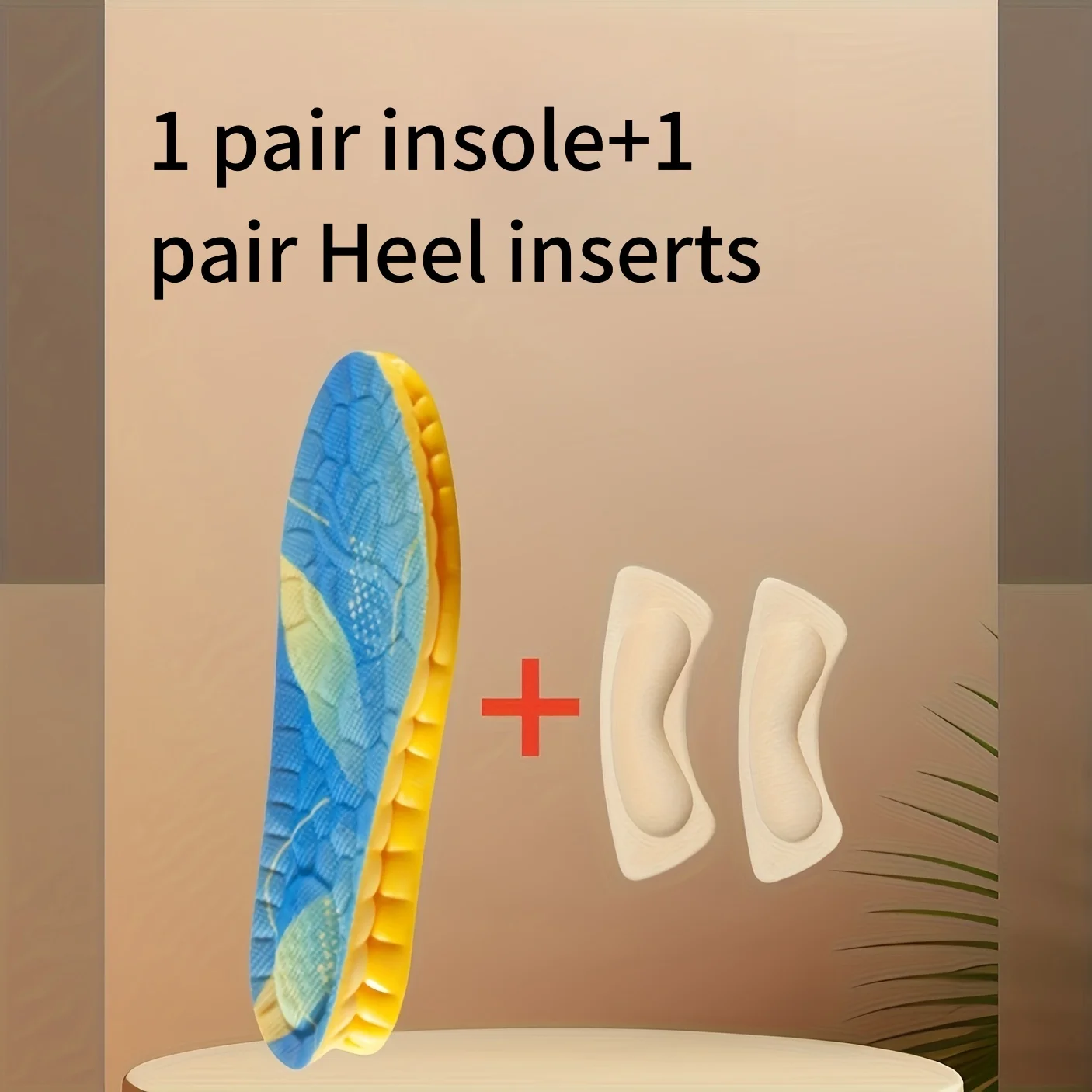 

1 пара спортивных стельок, впитывающих пот, амортизирующих и мягких, вдоль с парой женских наклеек на спину.