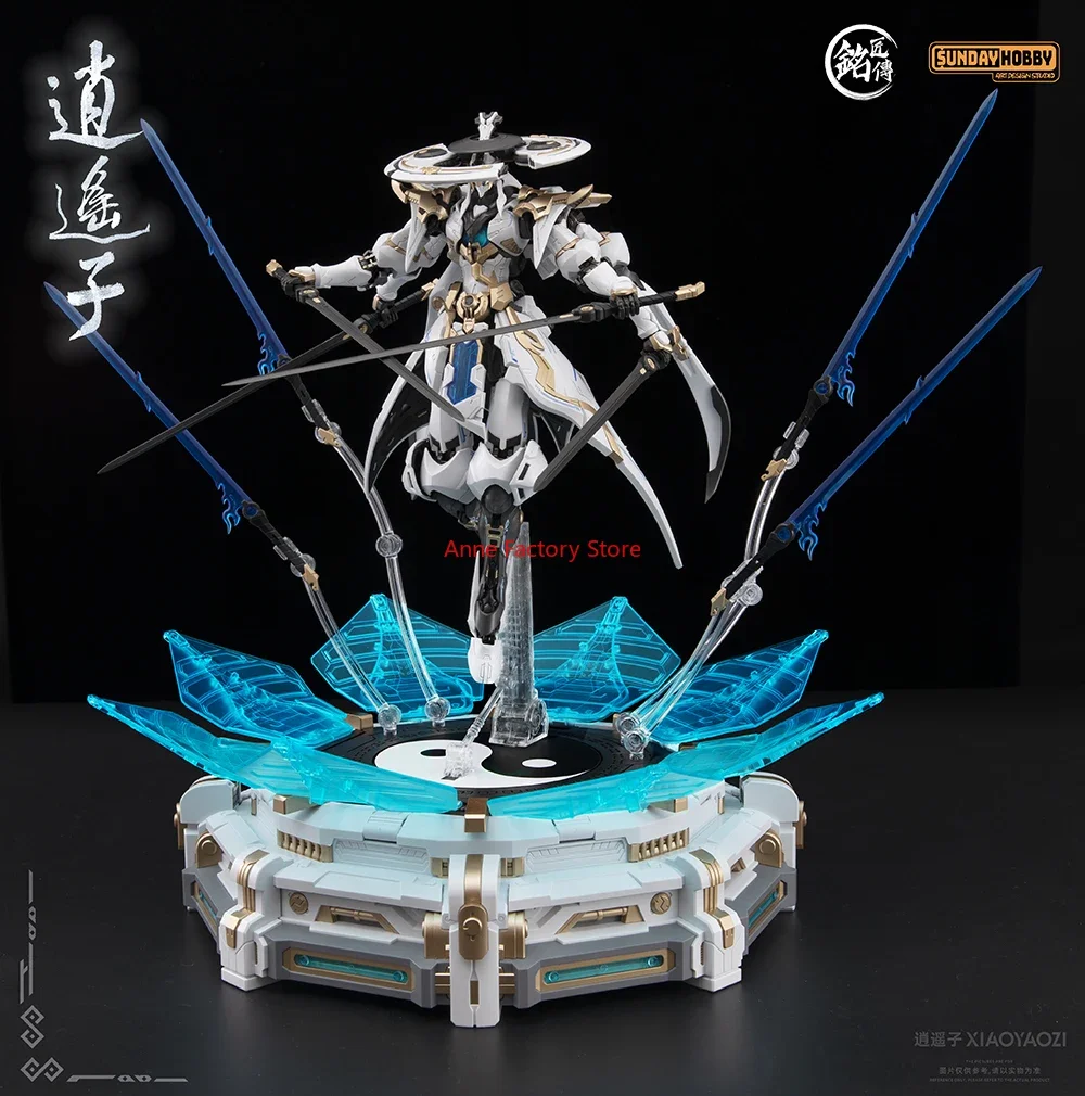 In Stock Genuine 22cm SUNDAY HOBBY Mingjiang Biography Xiaoyaozi 1:100 Action Figure Cultivator Guochuang Mecha Assembly Model