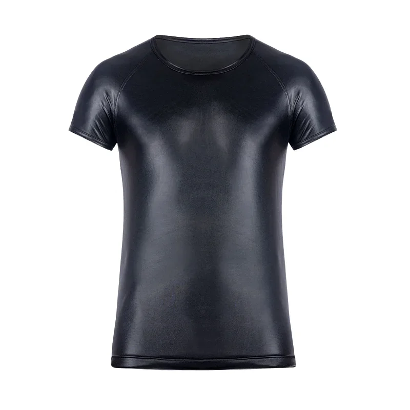 الرجال مثير ماتي الجلود تي شيرت الجوارب المنشعب السراويل الجلدية ملابس غريبة الملابس الداخلية دعوى ملهى ليلي المرحلة الملابس