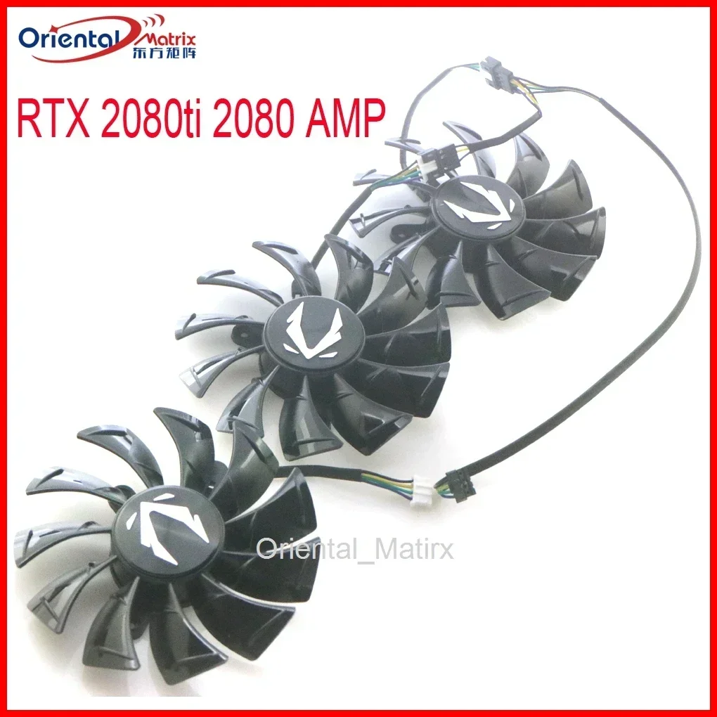 GA92S2U 1FY09215E12S 12V 0.46A 88mm 4Pin For ZOTAC RTX2080ti RTX2080 AMP Edition Graphics Card Cooling Fan