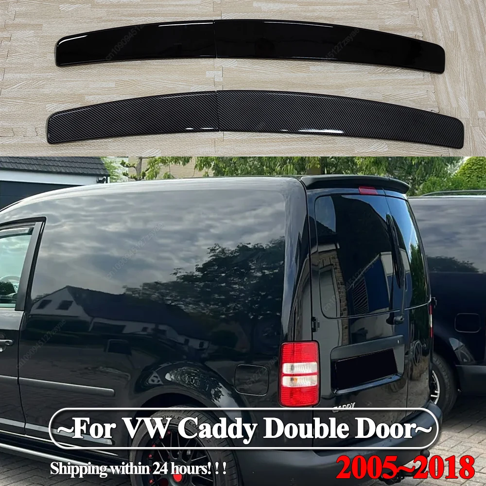 

Car Rear Roof Spoiler For Volkswagen VW Caddy Double Door Roof Spoiler 2005-2018 Rear Trunk Spoiler Wing Extension Parts Tuning