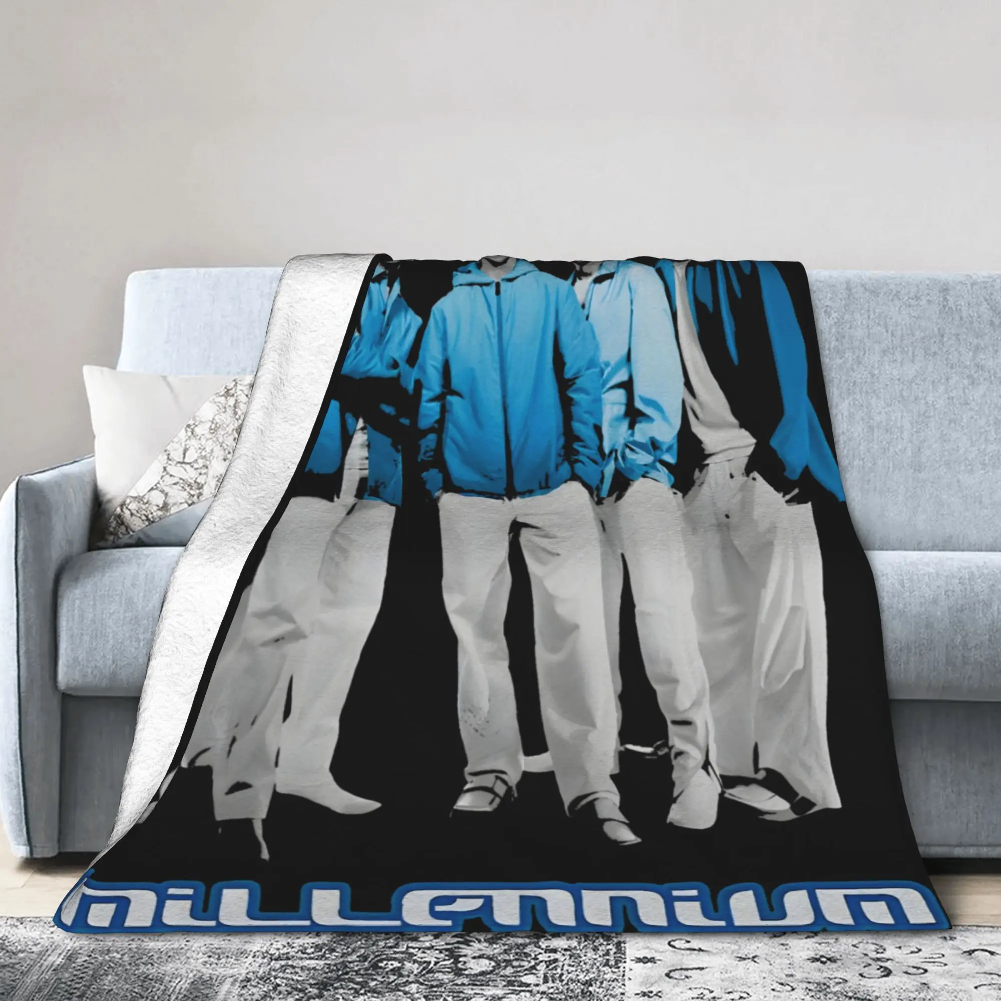 Backstreets Millenniums Tour Boy Plush Blanket  Funny Throw Blankets for  Sofa Bedding Lounge 125*100cm Bedspread