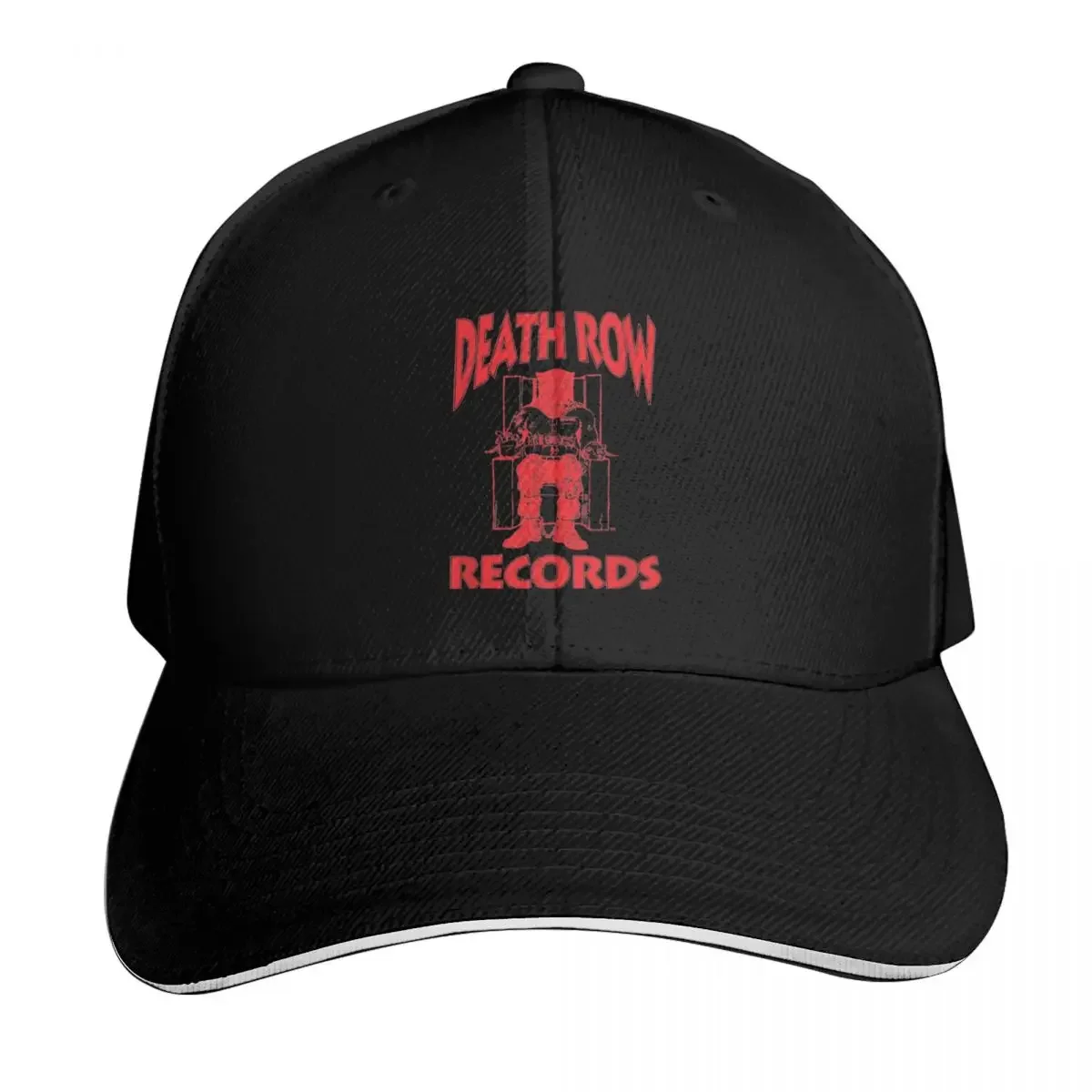 

Death Row Records Red Logo Baseball Cap Sun Cap Luxury Cap Big Size Hat hats for men Mens Hats Women's