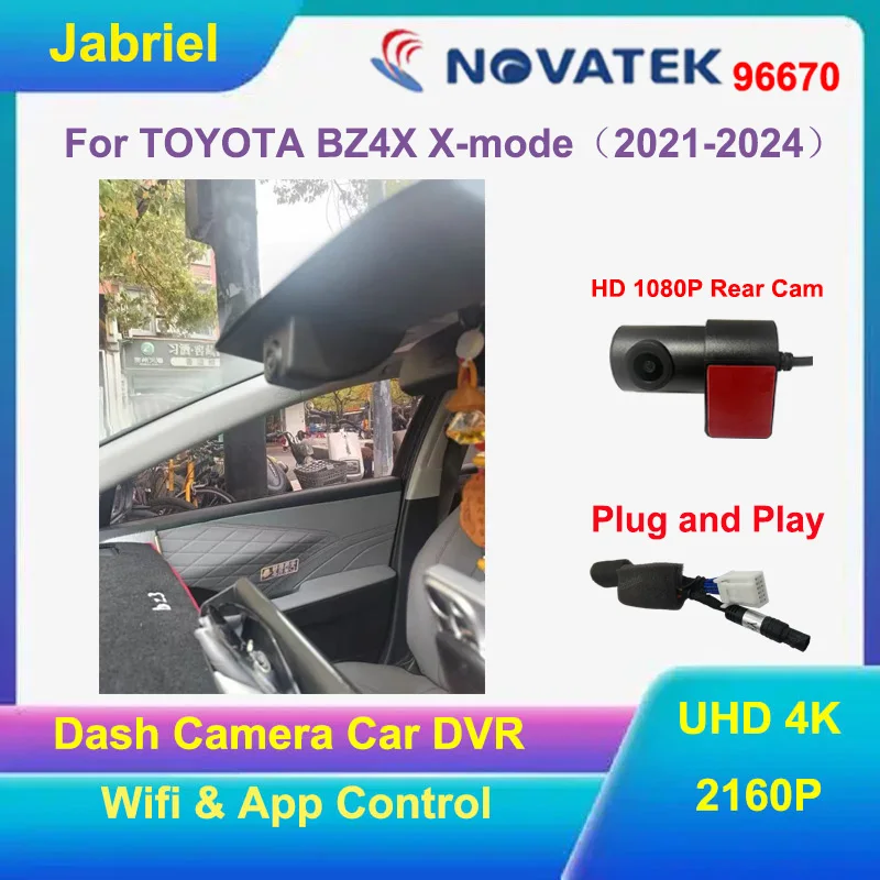 

Автомобильный видеорегистратор Ultra HD 4K для TOYOTA BZ4X 2021 2022 2023 Видеорегистратор 2160P WIFI Видеорегистратор для Toyota bz4x X-mode Pro 2021 2022 2023