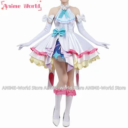 《Custom size》Anime Halloween Hirogaru Sky Precure Cure Prism Dress Cosplay Costume