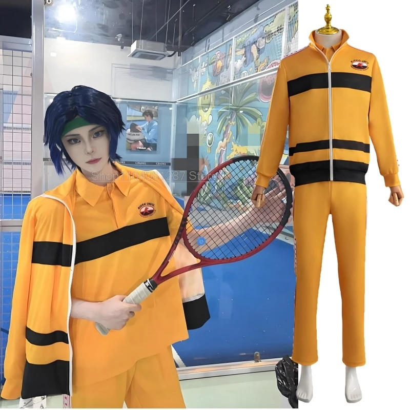 Cosplay The Prince of Tennis Anime Seiichi Yukimura Kirihara Akaya Nioh Masaharu Cosplay Costume Rikkai Jerseys Tracksuit Daily