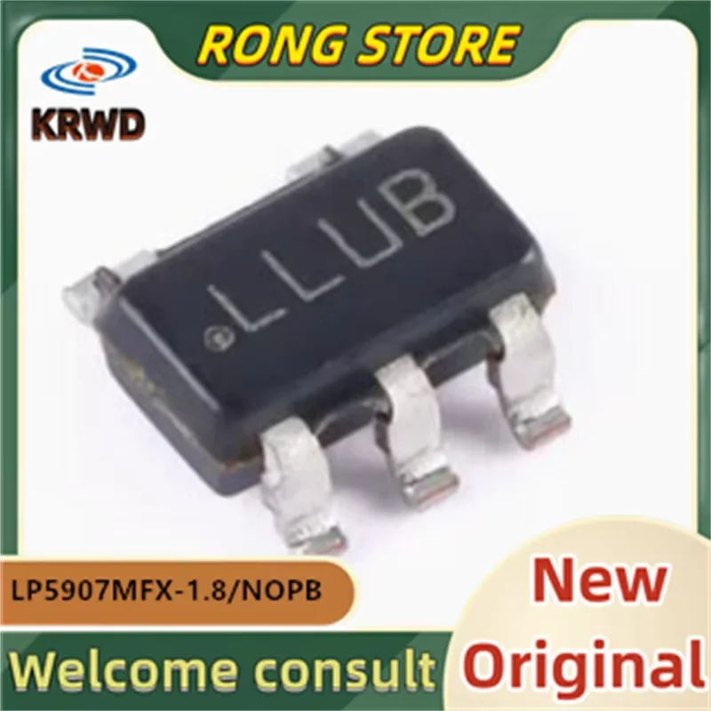 50PCS LLUB  New and Original Chip IC SOT23-5 LP5907MFX-1.8/NOPB LP5907MFX-1.8 LP5907MFX LP5907MF LP5907