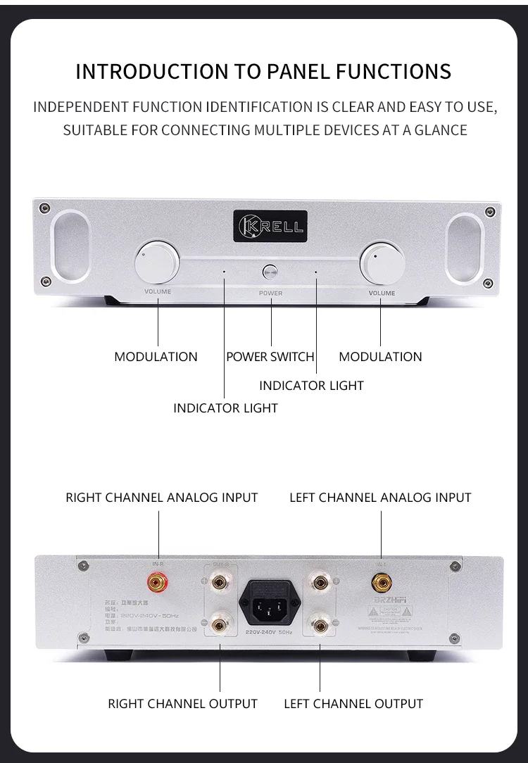 คัดลอก Musical Fidelity A1 วงจร 20W Class A เครื่องขยายเสียงไฮไฟสเตอริโอ Dual Channel Power Amplifier MJL21193/MJL21194