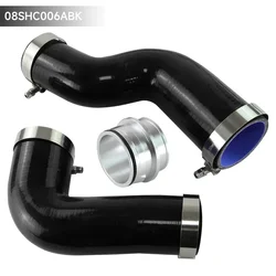 Silicone Intercooler Intake Hose Clamps Kit For VW Golf GTI  2.0T MK5 MK6 A3/S3 VERSION 2 Black/Blue/Red