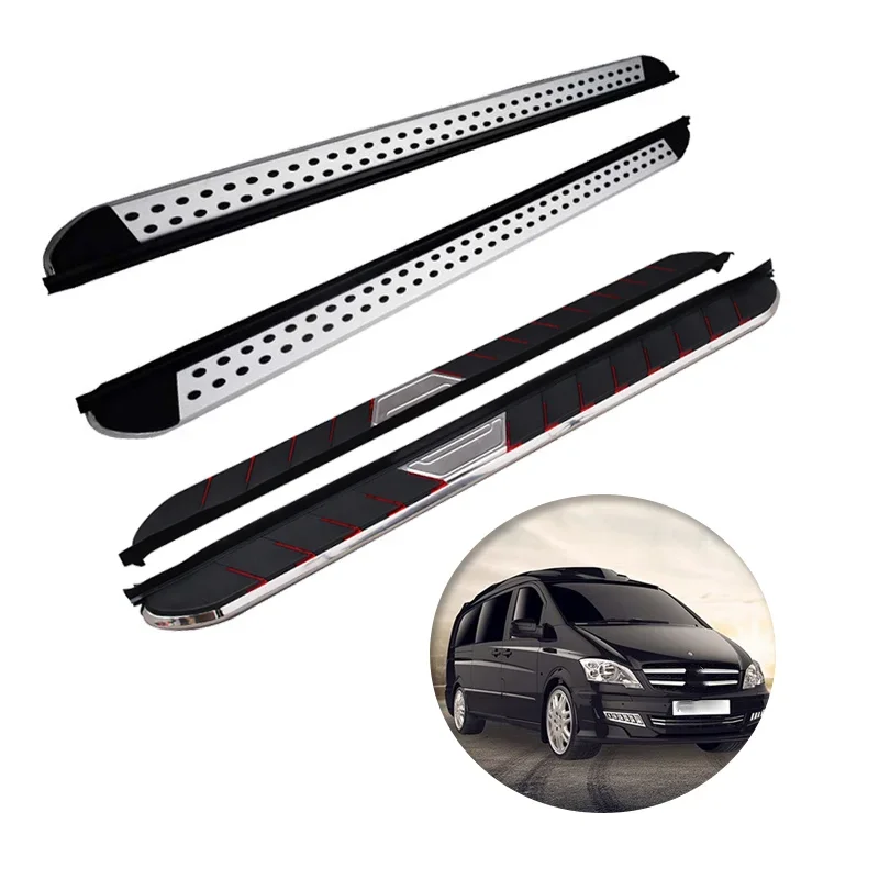 Aluminum Car Universal Side Step Running Board for Mercedes Benz Vito Accessories 2004 2010 2014 2024