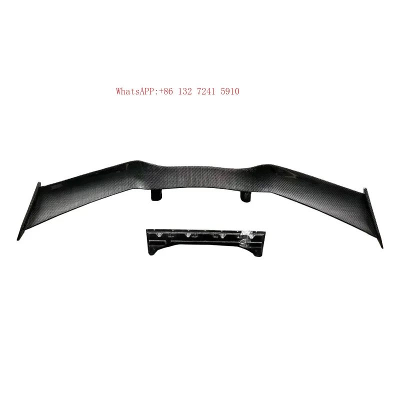 High Quality Rear Spoiler for  Corvette C8 Z51 Stingray Dry Carbon Fiber Gloss Black Rear Trunk Roof Spoiler Wing