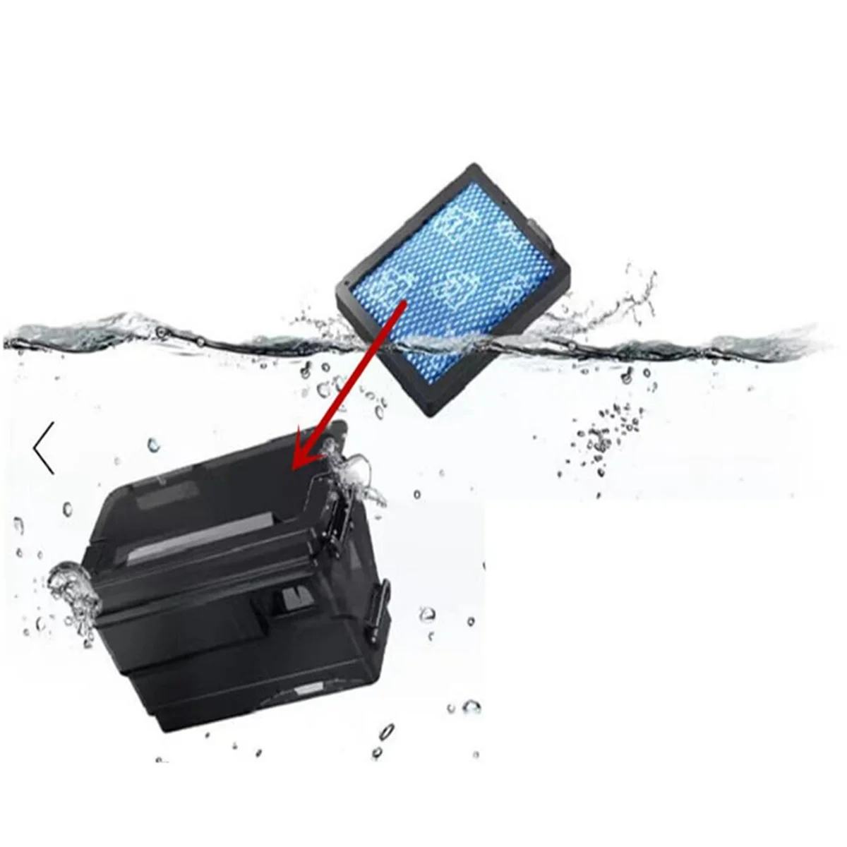 3PACK Pre-Motor Filter for Samsung Jet Bot AI+ Robot Vacuum Cleaner, Replacement Foam HEPA Filter Accessories