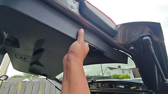 Federgestützte Version mit Druckfedern und Dämpfer für Kofferraum der Volkswagen Touran 1T 2011-2015 MPV, Manuell zu Öffnende Heckklappe mit Gasdruckfedern