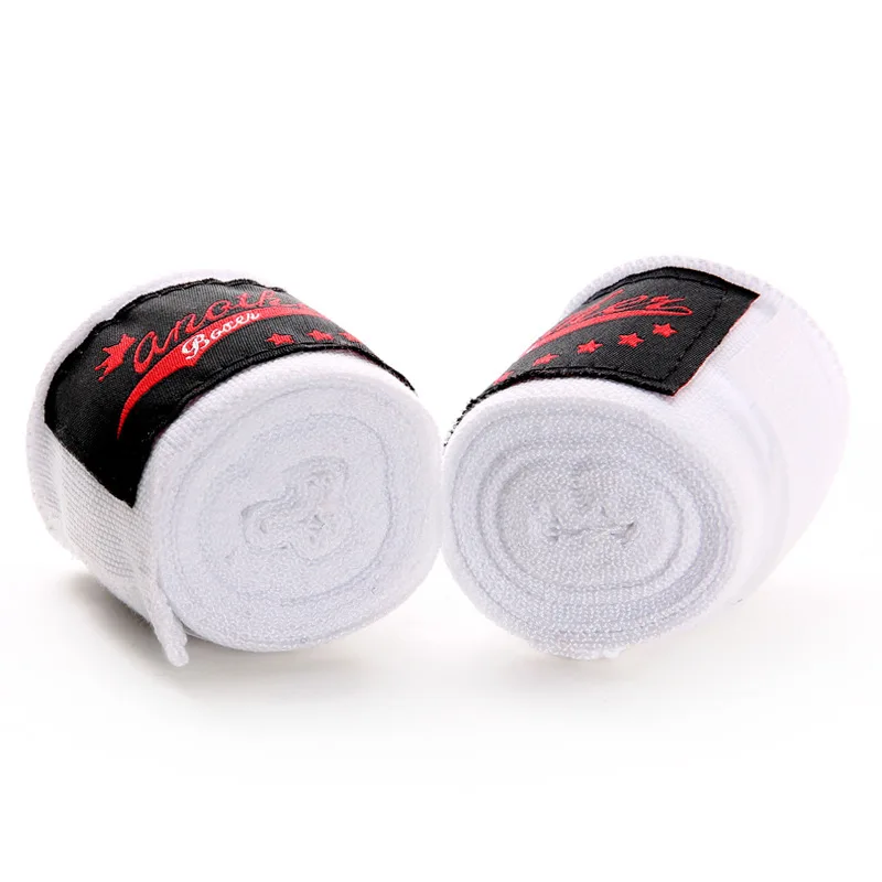 2 Rolls 4.5M Boxing Bandage Sports Strap Sanda KickBoxing MMA Hand Gloves Belt Wrist Wraps Muay Thai Training Gauntlets